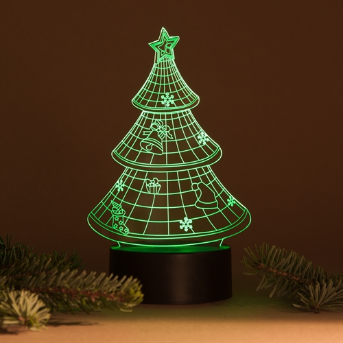 3D LED Night lamp Christmas Tree